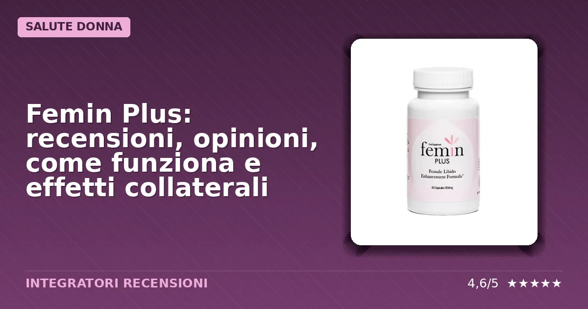 Confezione del prodotto integratore Femminile Femin Plus