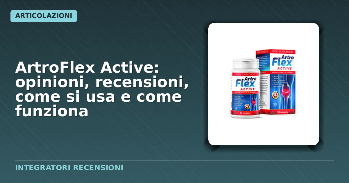 Confezione del gel ArtroFlex Active