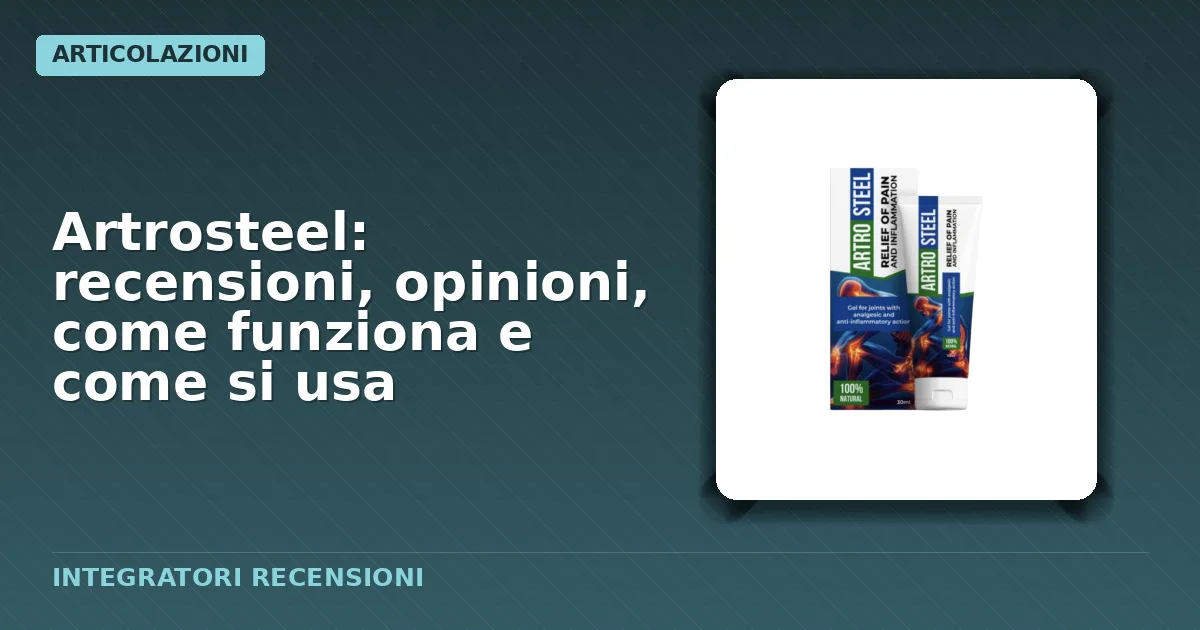 Confezione del gel Artrosteel