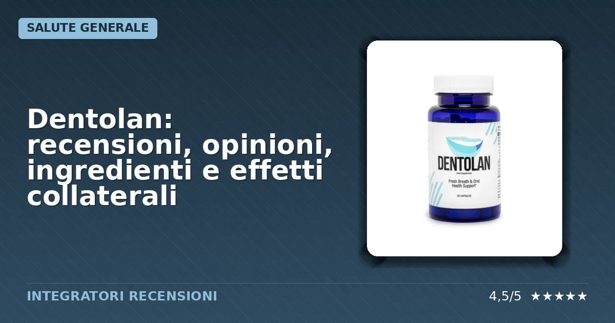 Confezione originale integratore Dentolan