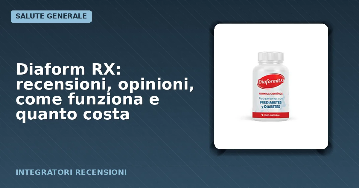 Confezione integratore Diaform RX