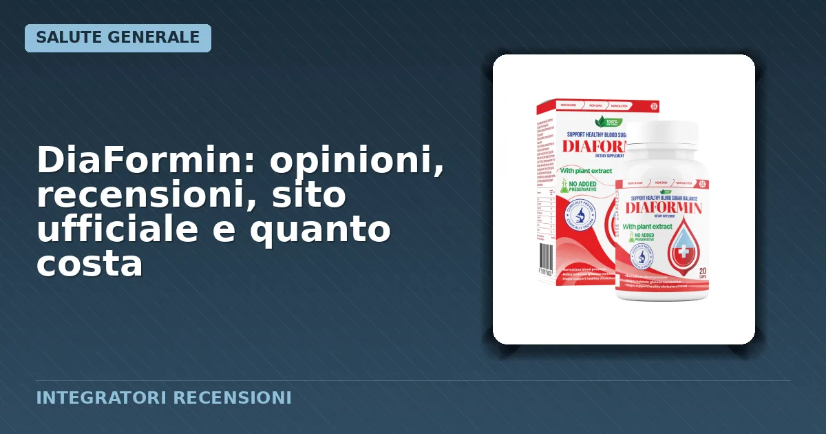Confezione capsule DiaFormin