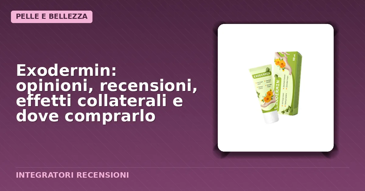 Confezione standard della crema antifungina Exodermin