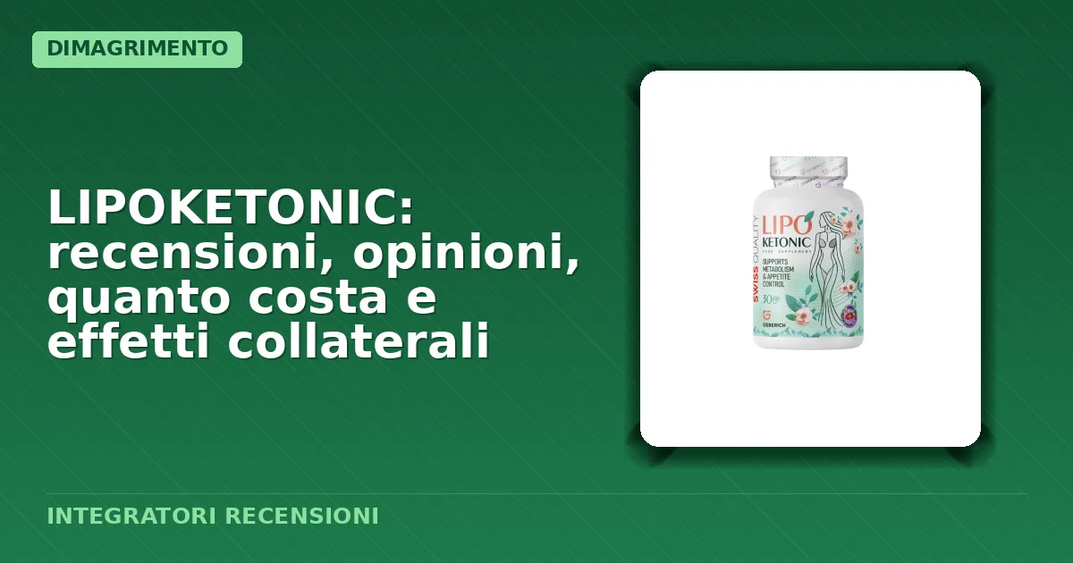 Confezione capsule Lipoketonic