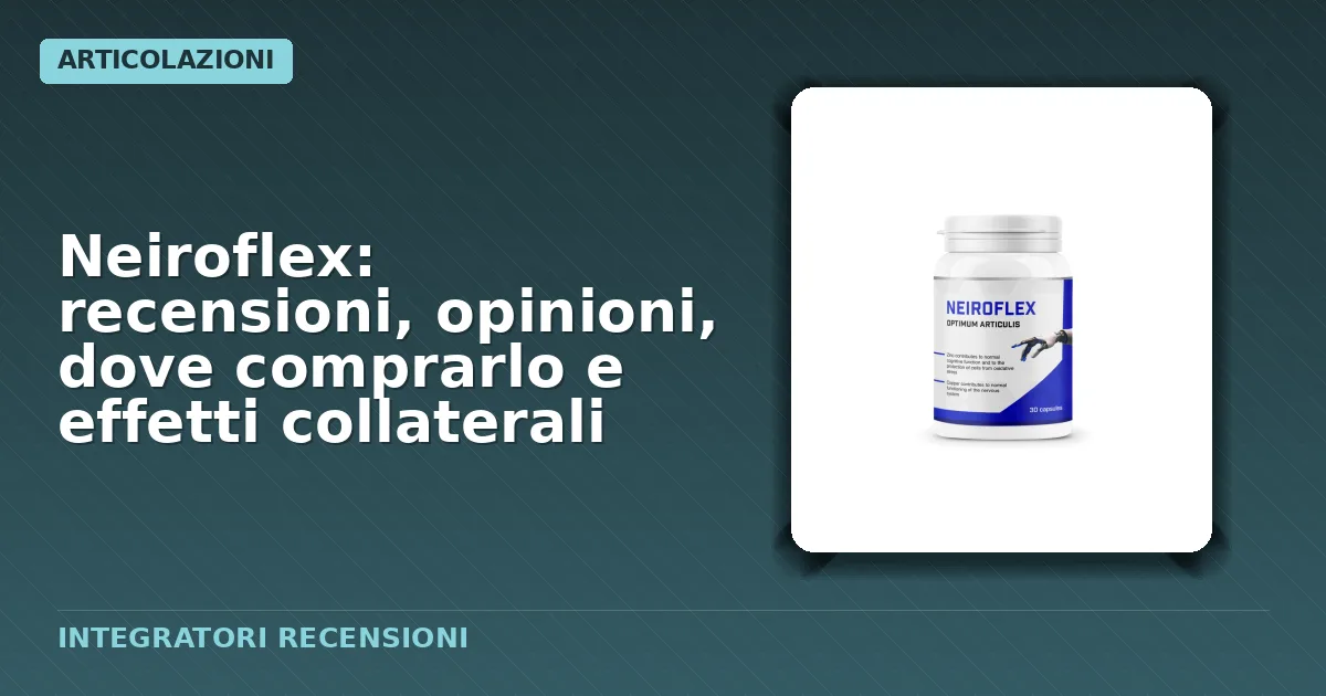Confezione da 50 ml della crema articolarie Neiroflex