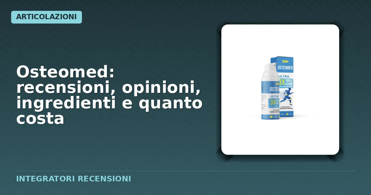 Confezione tubo gel Osteomed