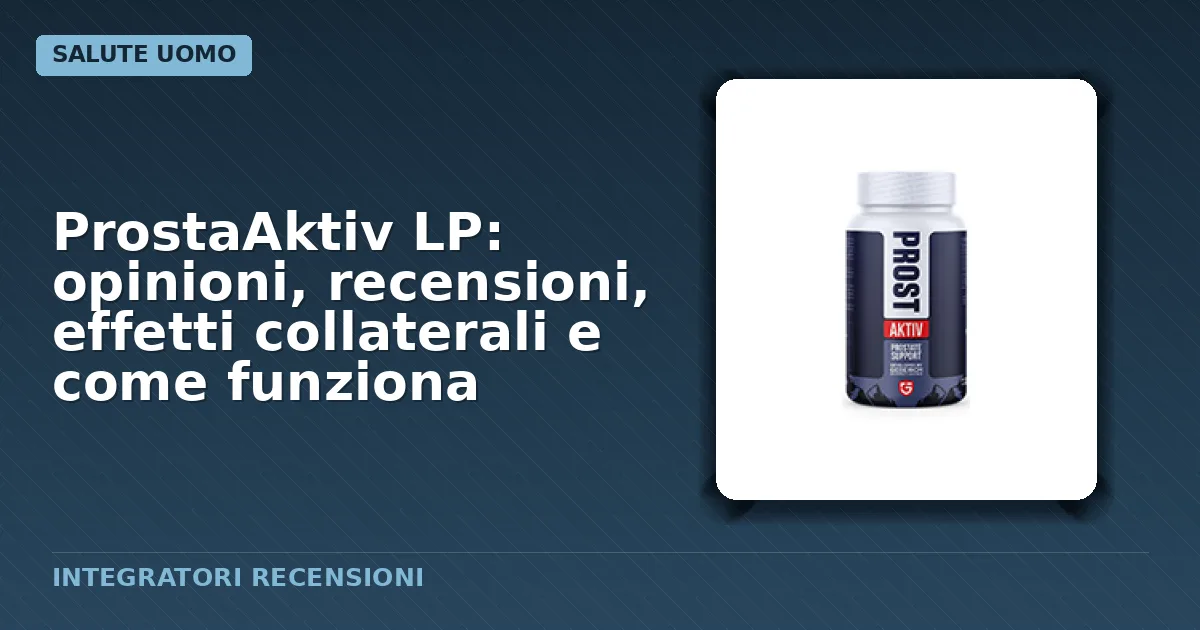Confezione capsule ProstaAktiv LP