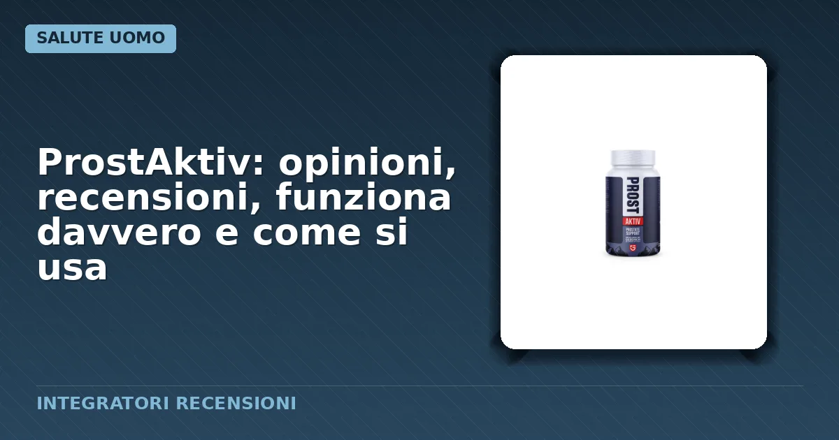 Confezione originale delle capsule prostaktiv