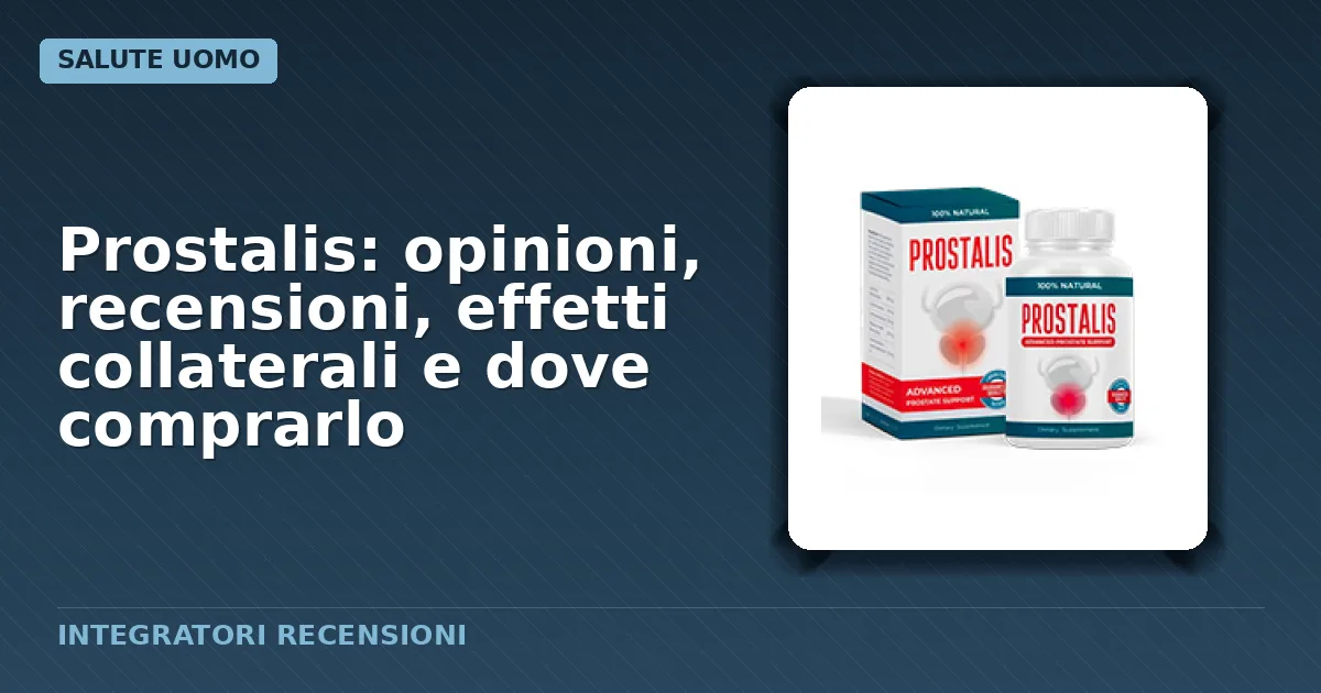Confezione capsules Prostalis