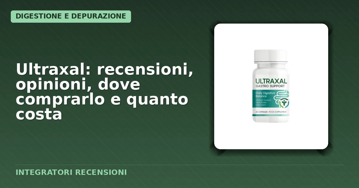 Barattolo da 20 capsule ultraxal