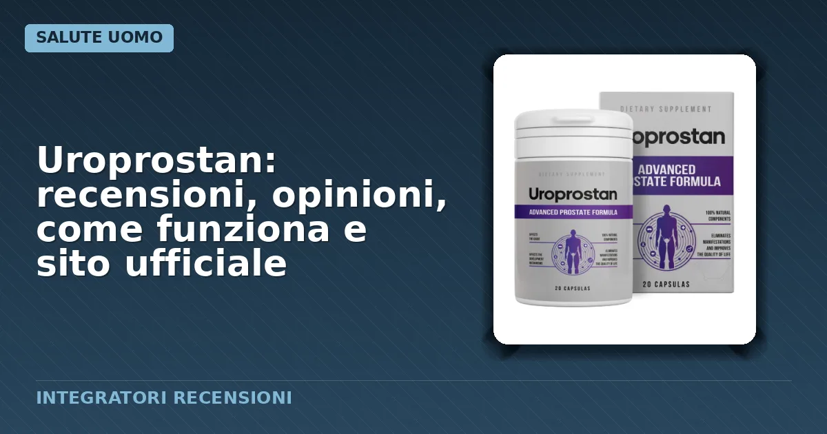 Confezione originale delle capsule Uroprostan